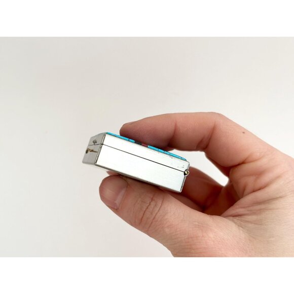 80's Style Multicolor Vintage Retro Silver T Trinket | Jewelry | Ring | Pill box - Picture 5 of 12